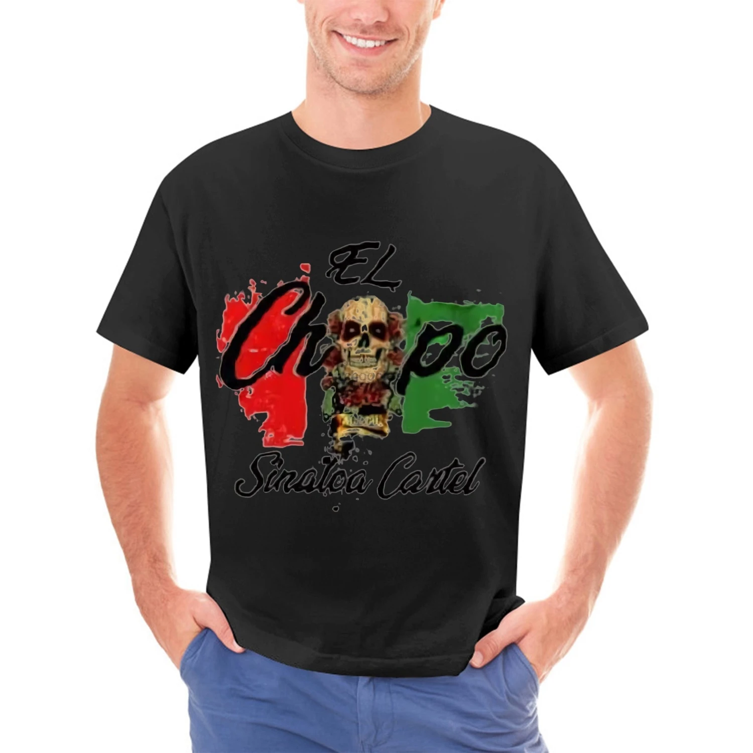 New kingpin T-Shirt Mexico Sinaloa Cocaine King Sicario weed cotton tee