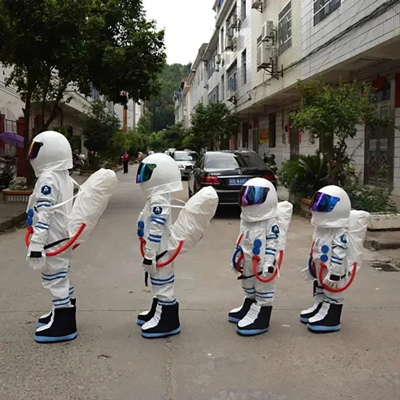 Venda quente! Astronaut Mascot Costume with Backpack, Espaço, Alta qualidade, Adulto, Criança