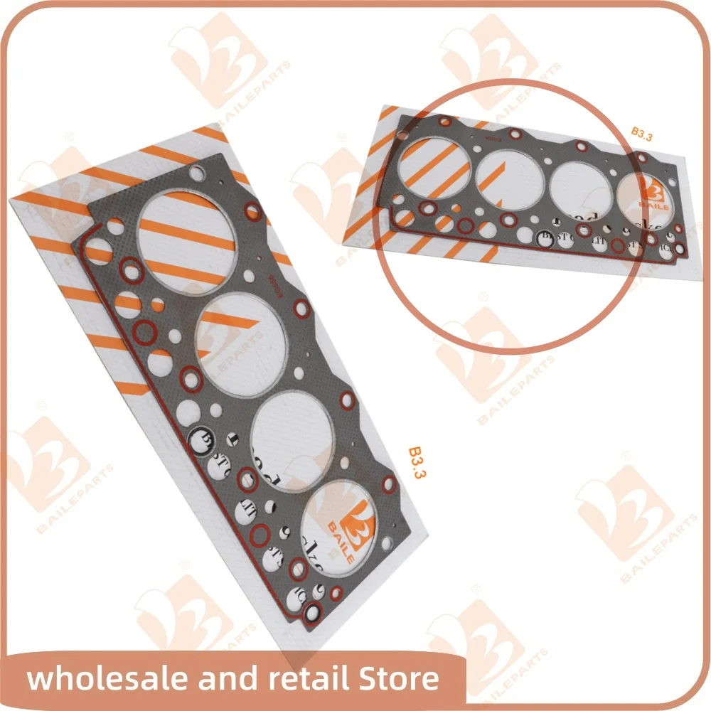 

Прокладка головки цилиндра B3.3 QSB3.3 B3.3T для двигателя Cummins, запчасти для погрузчиков и фронтальных погрузчиков