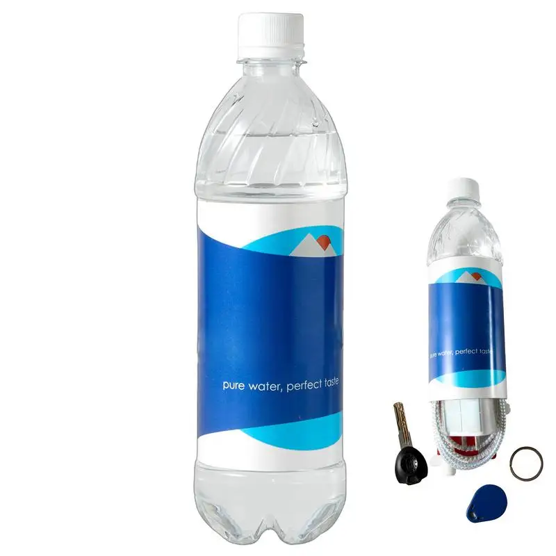 Fake Water Bottle Shape Surprise Secret Hiddens Safes Security Container Stash Safe Money Box Plastic Stash Jars Org Tools