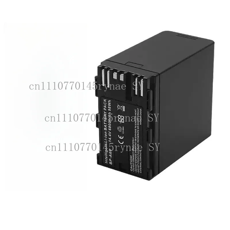 6800mAh BP-A60 Bateria BP A60 Battery for Canon CA-CP200L EOS C200 C200 PL  C200B C300 Mark II  XF705 98Wh Replacement Battery