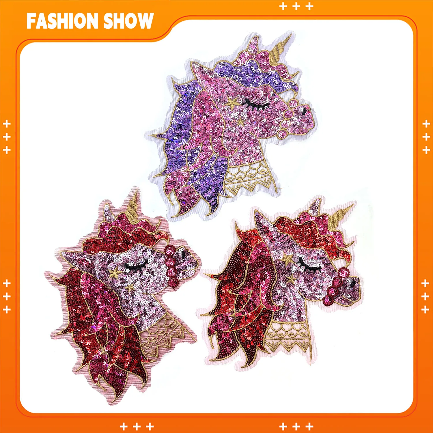 

Фэнтезийная нашивка с блестками и единорогом, железная нашивка для вышивки, материал ручной работы, украшение для свитеров, толстов, шапок, милый подарок для девочек, аксессуары для модификации одежды