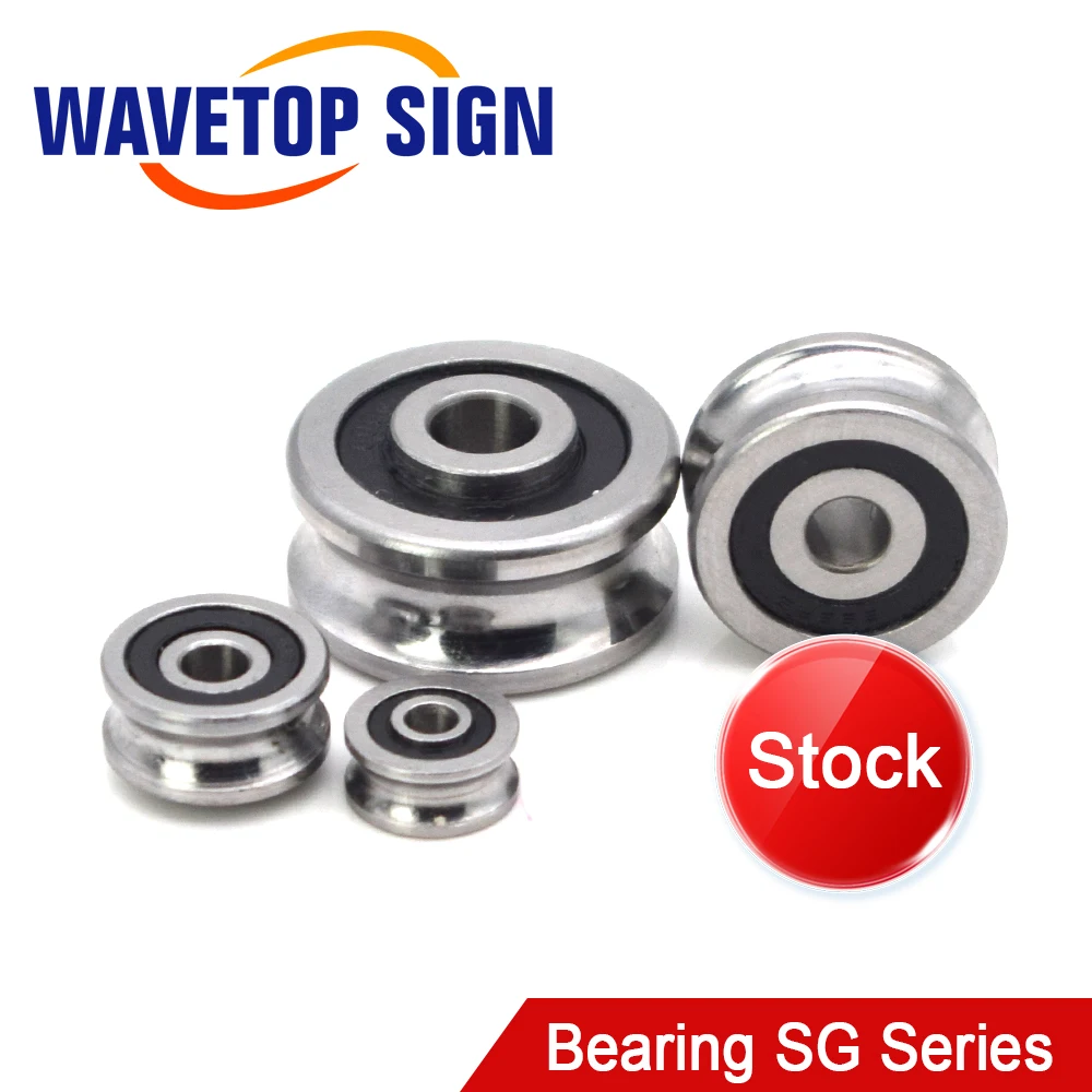 

WaveTopSign 5 шт. U радиальные шарикоподшипники SG10 SG15 SG20 SG25 двухрядный миниатюрный шкив стальная трансмиссия эксцентриковое колесо
