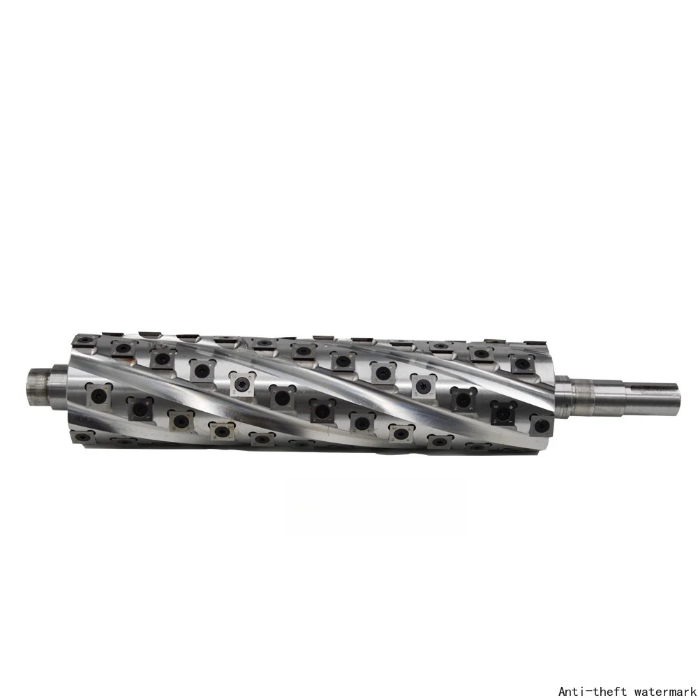 2026 Hot SellingMachine Parts Helical Wood Thickness Planner Woodworking Spiral Planer Cutter Head With Carbide Blades