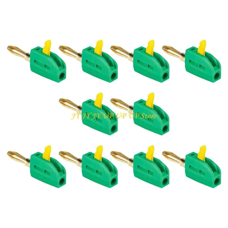 B2RF 10pcs متينة 4 مم لوحة الذهب الموصلات الموزات 32A الاتصال الحالي اتصال سريع لأداة الاختبار الكهربائي
