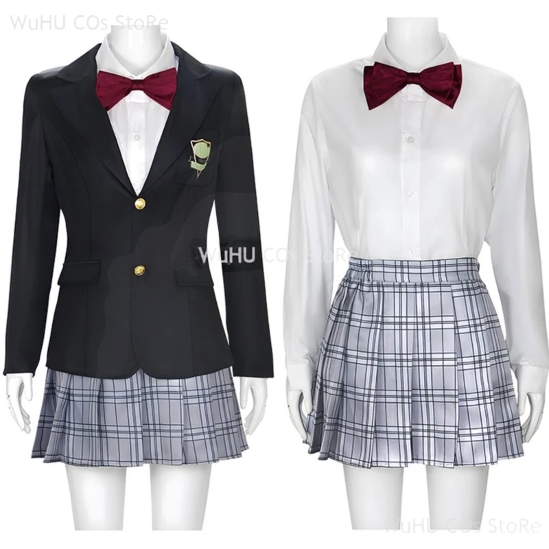 Kill Bill Gogo Yubari Cos Japanese School Girl Cosplay Wig Halloween Costumes Halloween Movie JK Uniform For Women Costume