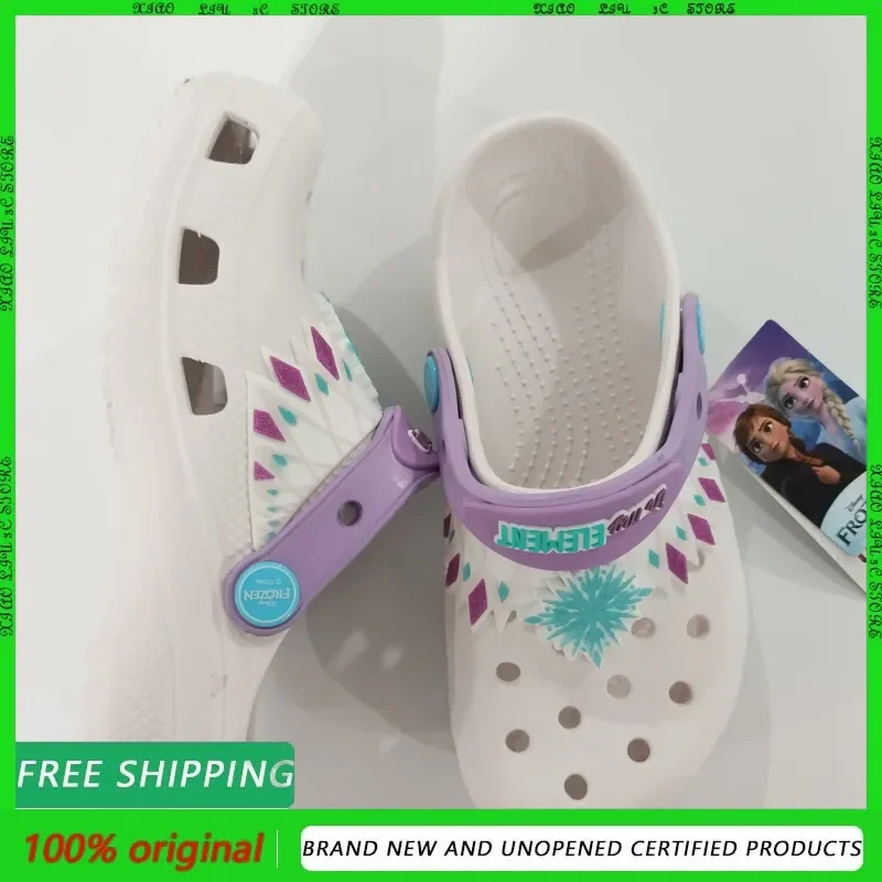 

Детские летние сандалии, пляжная обувь серии Ice Princess с героями мультфильмов, противоскользящие дышащие износостойкие детские тапочки