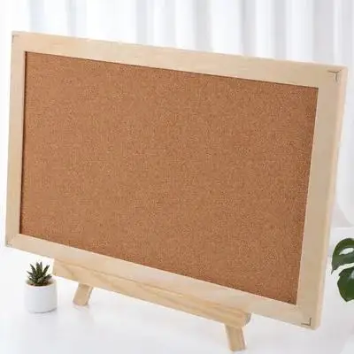 Wooden Frame Bulletin For Home Office Classroom Cork Message Notice Board Notice Display Pin Board Memo Organizer