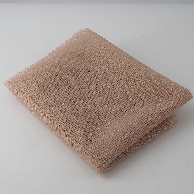 قماش شبكي بنقطة متوازية لصنع مواد شبكية للشعر المستعار لصنع الشعر المستعار #4