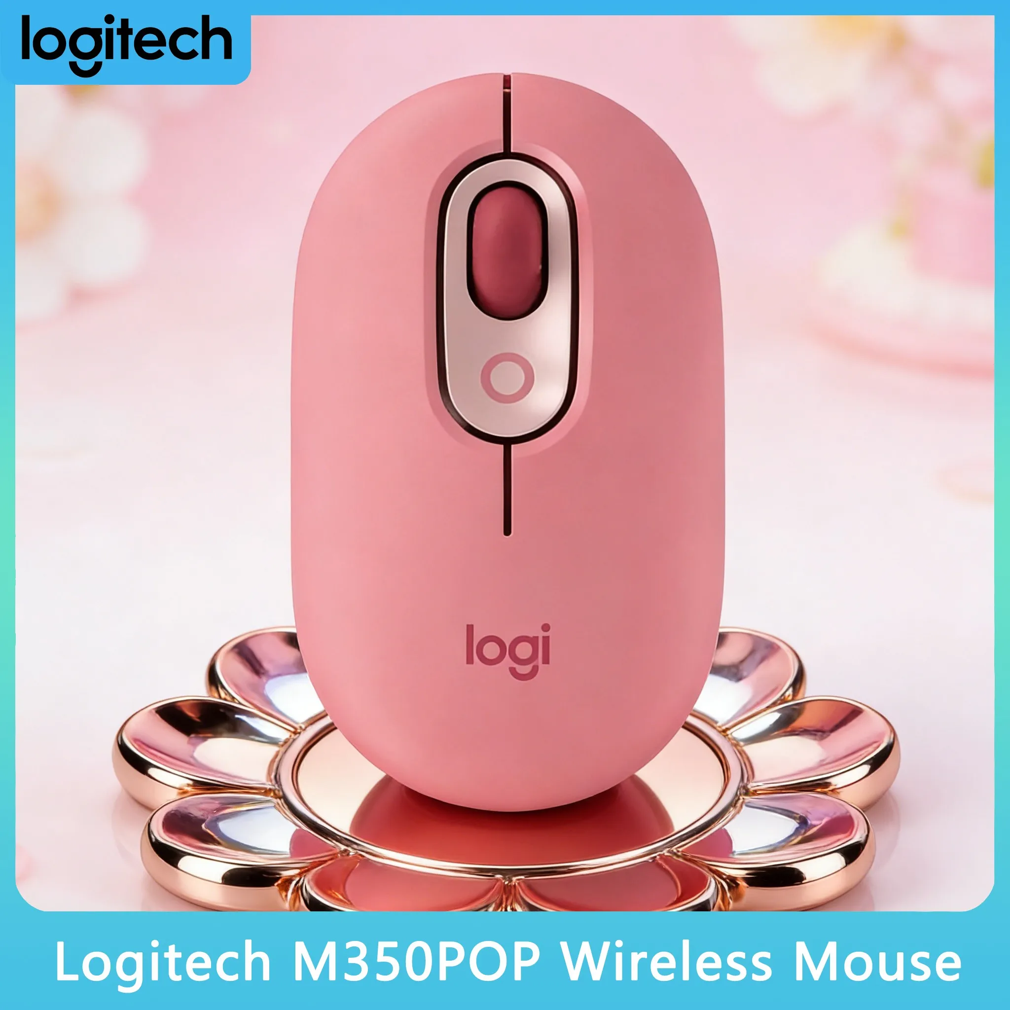 

Logitech M305POP Trendy Silent Mouse Color Block for Personalized Style