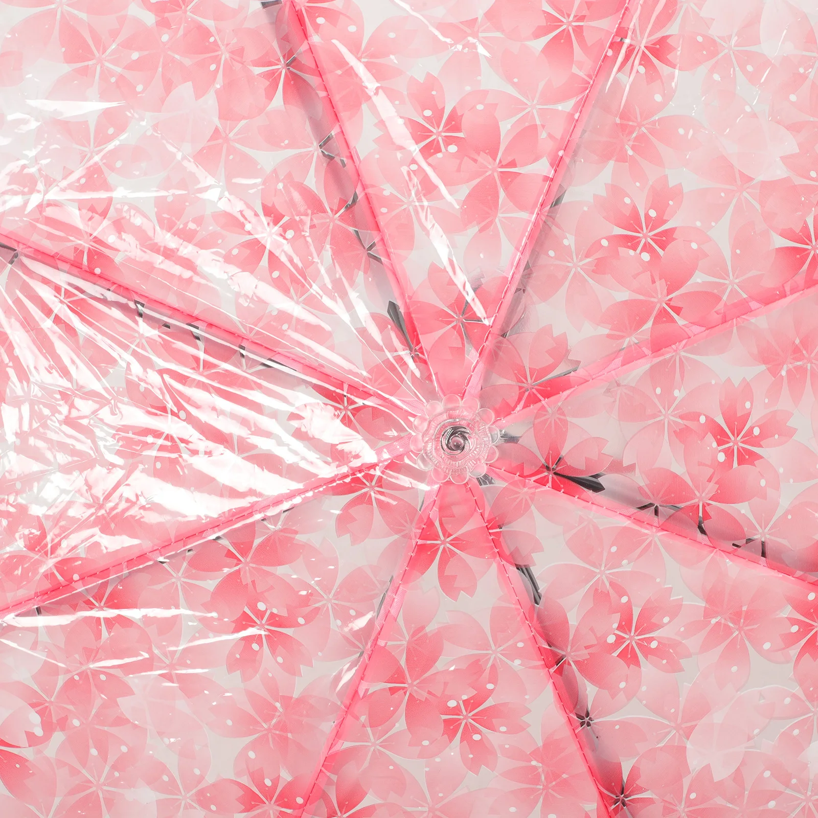 

Transparent Umbrella Unique Personality Pocket Mini Clear Travel Metal Portable for