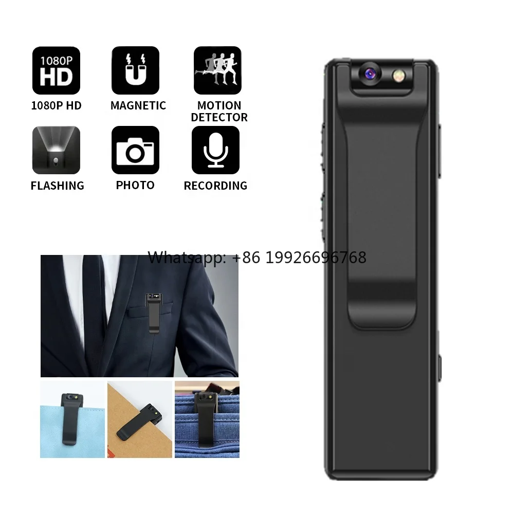 

Z3 1080P Pocket Mini Camera Portable Digital Video Recorder Body Worn Nanny Camcorder With LED Lighting