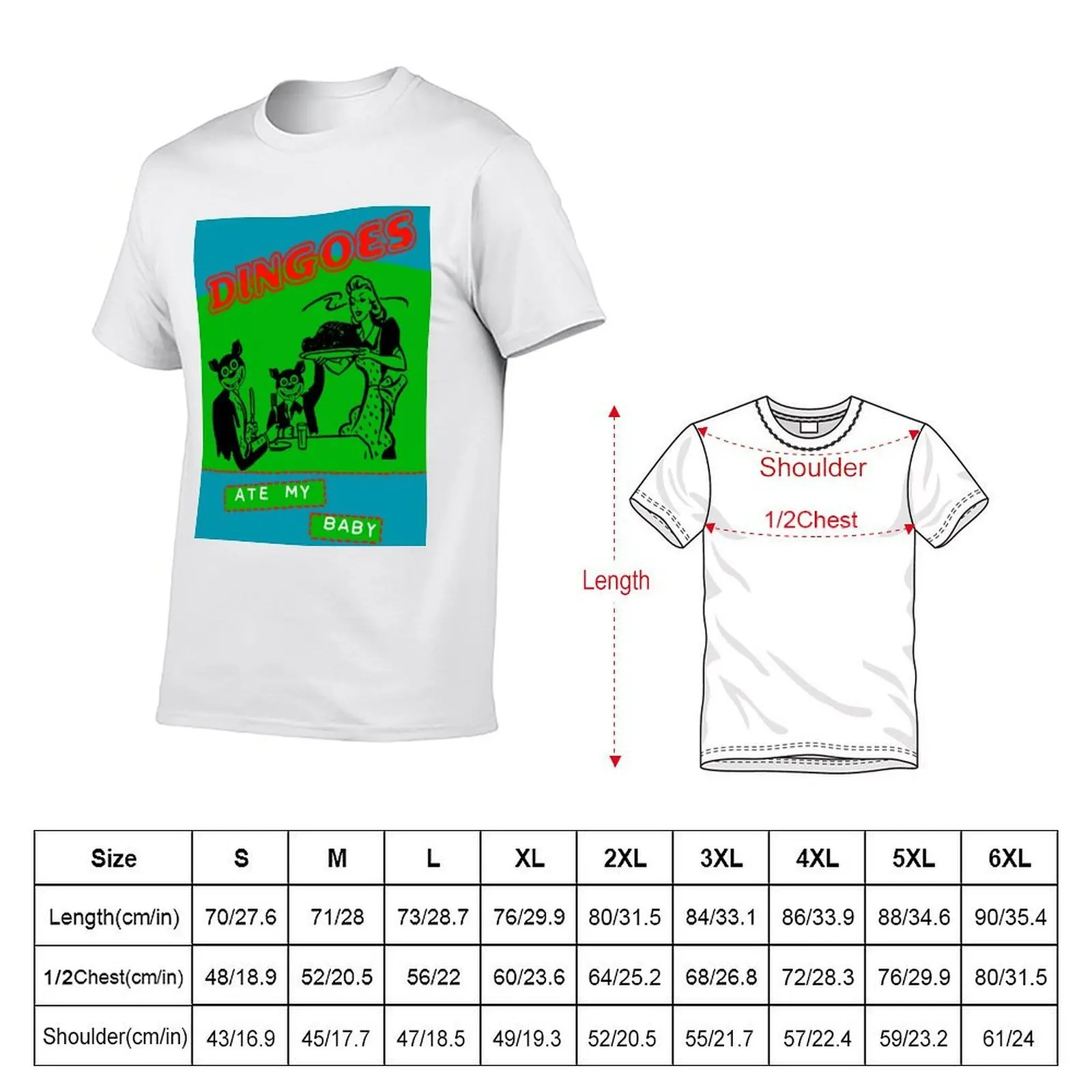 Dingoes Ate My Baby T-Shirt kawaii clothes animal prinfor boys funny t shirts men