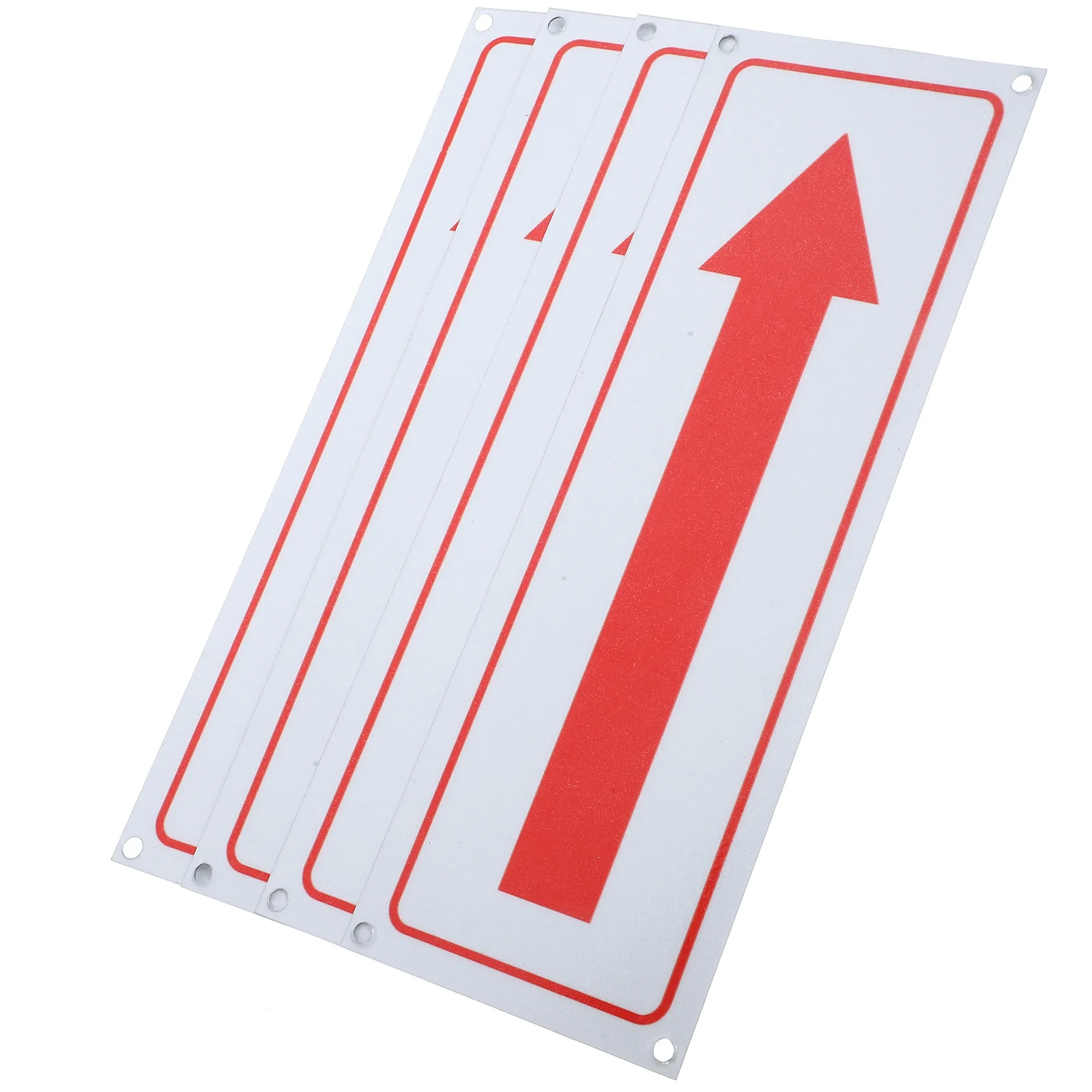 4 Pcs Anti-UV Arrow Sign Aluminum Alloy Left and Right Indication Signs Directions