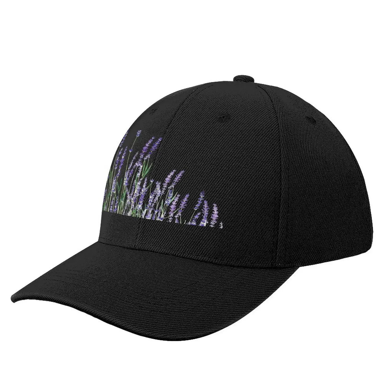 purple lavender horizontal watercolor Baseball Cap Thermal Visor dad hat Hat Baseball Cap Girl Men's