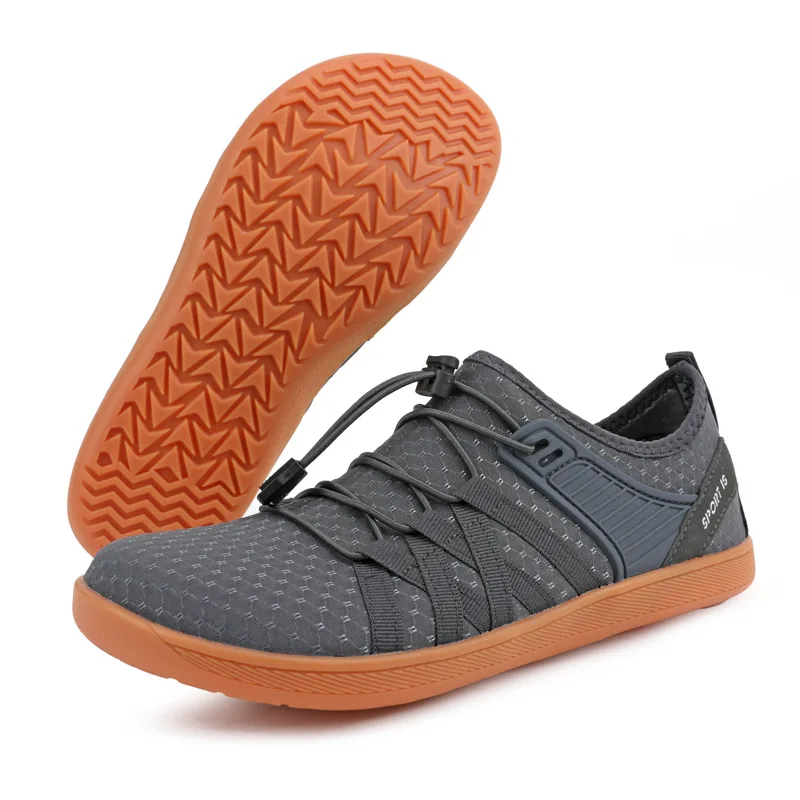 Minimalist Shoes for Men Wide Toe Barefoot Casual Sneakers Women Mesh Breathable Fashion Sneakers Lightweight Walking Shoes