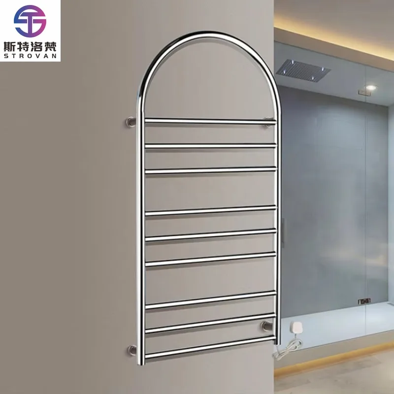 

Bathroom Design Stainless Steel Electric Heated Towel Rack