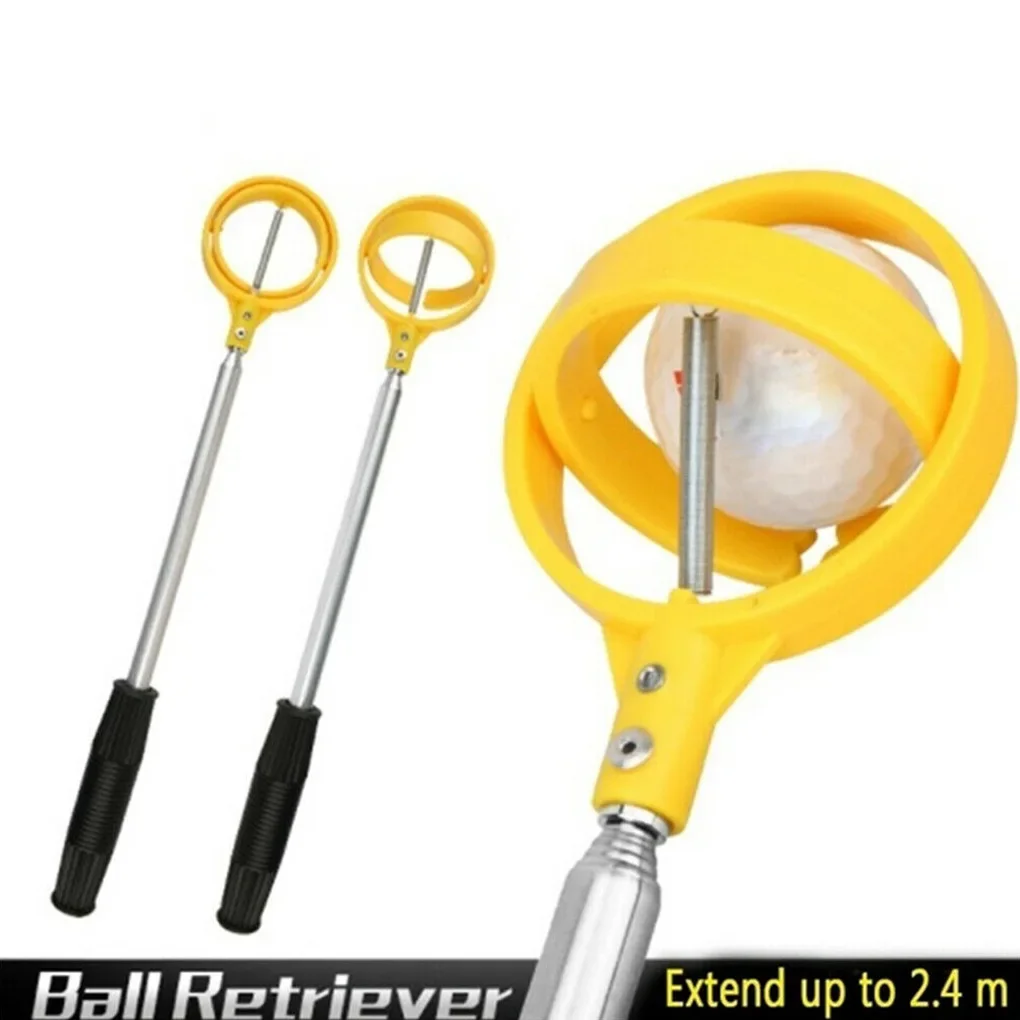 Telescopic Golf Ball Retriever Automatic Locking Scoop Picker