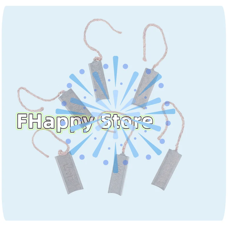5Pcs Carbon & Copper Car Generator Brush Brush Regulator Rear Outlet Line 5X7X20mm 5X8X20mm 4.5X6.5X20mm
