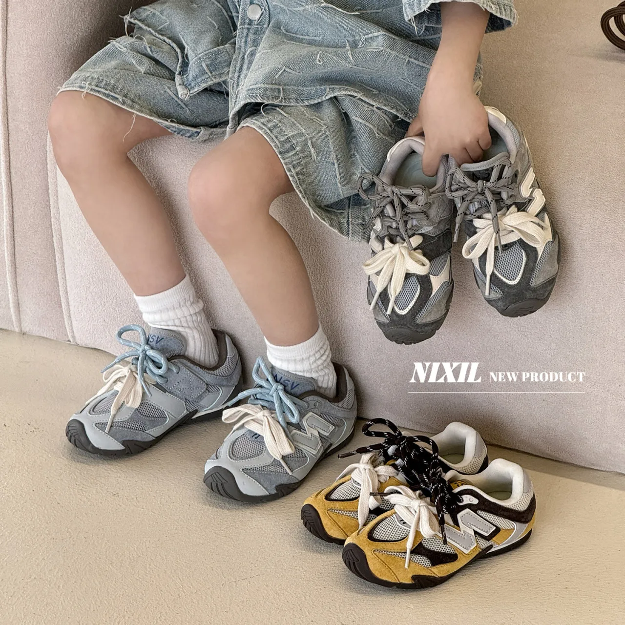 

Модные дышащие кроссовки для тренировок на открытом воздухе с одинарной сеткой для детей и малышей, новые летние кеды для скейтбординга для мальчиков