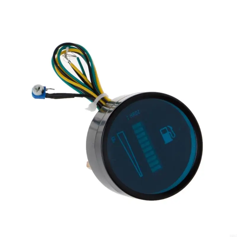 H9ec 52mm قطر الوقود مقياس التمديد القارب البحري قياس مستوى الوقود مع أداة تعديل السيارات الإضاءة الخلفية
