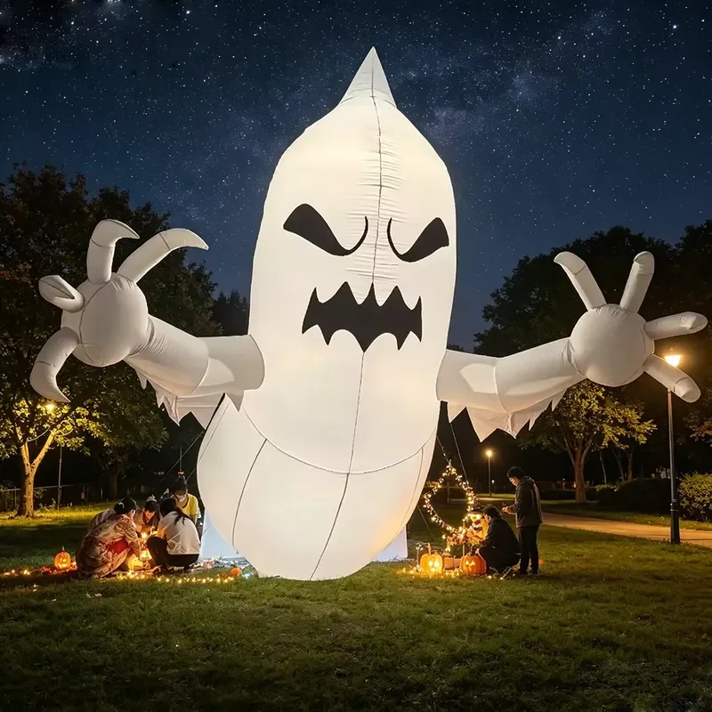 Giant Inflatable Halloween Ghost for Outdoor Decorations & Event Displays Custom Inflatable Ghost Prop for Party Promotions