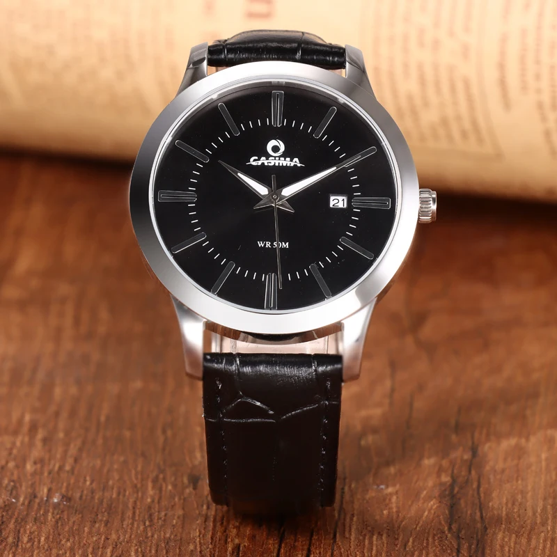 CASIMA Kasman-Men's Quartz Wristwatch, Simple Trend Chronograph, Versatile, Waterproof, Luminous, Model CR-5140-993