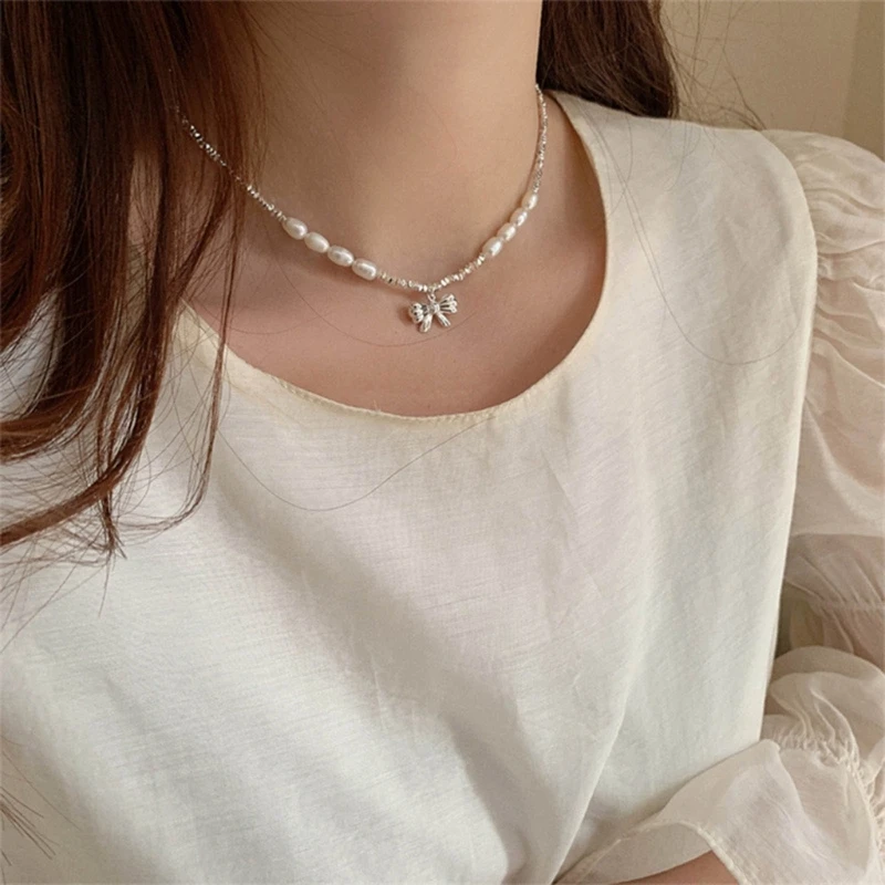 2023 Trendy Collar Chain Choer Necklace Silver Clavicle Chain Adjsuatble Neckwear Gift for Birthdays & Special Occasions