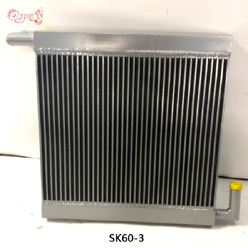 Good quality excavator cooler parts SK60 SK60-3 hydraulic oil cooler 540*530mm