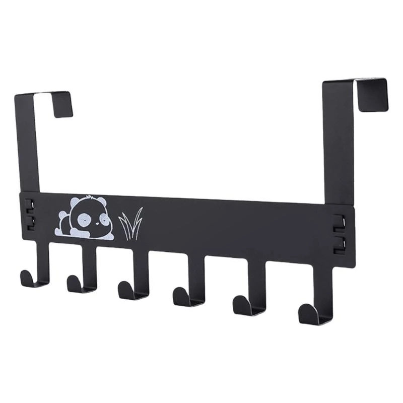  White Modern Door Hook Damage Proof Wall Mounted Storage Solution Practical