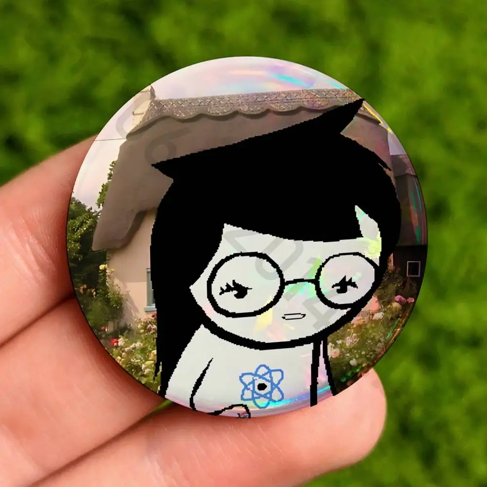 J-Jade Harley H-Homestuck 25mm 75mm 44mm 58mm 32m Brooches Badges Pins for Accessories
