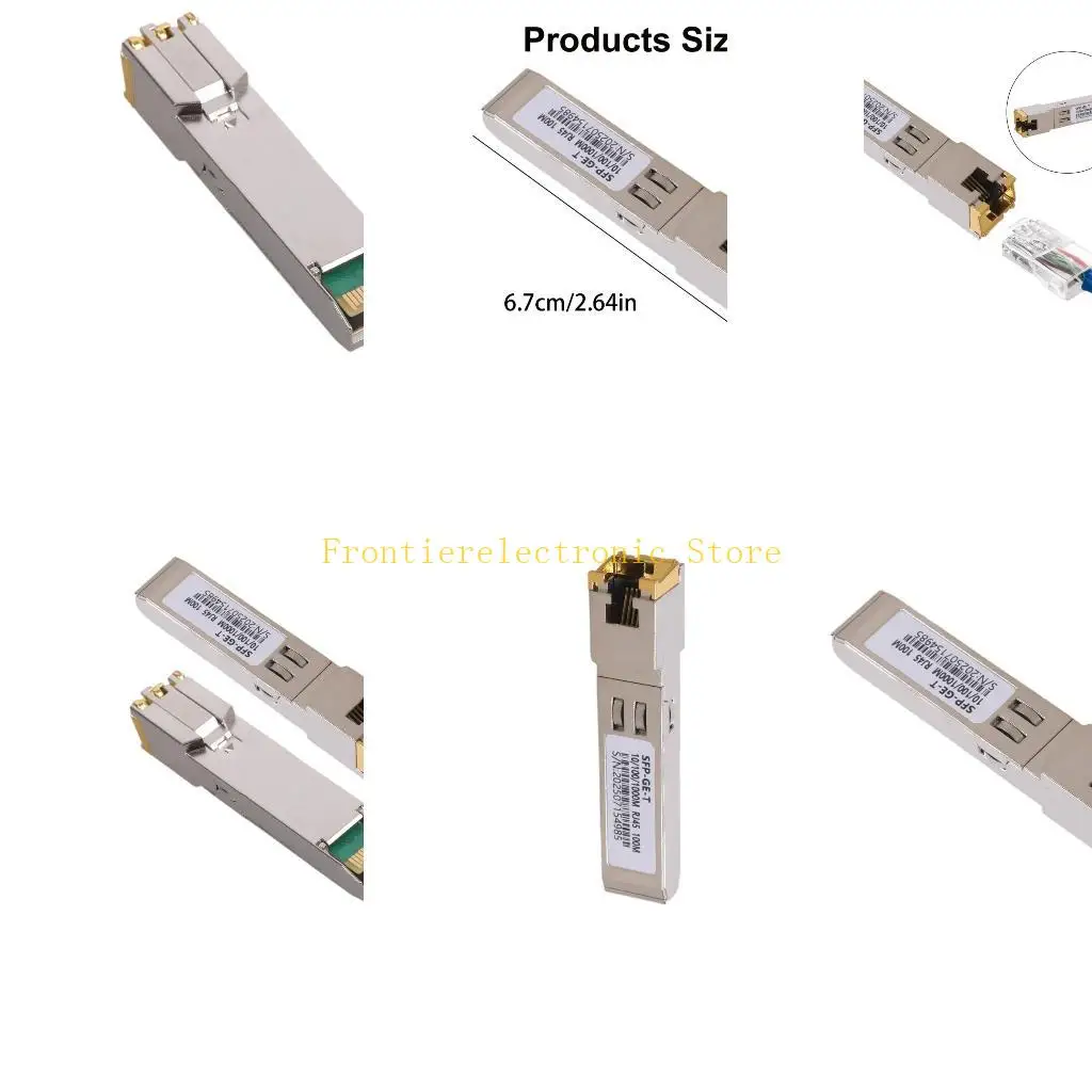 

G8DB SFP Module RJ45 Switcher Gbic 10/100/1000M Connector SFP Copper RJ45 SFP Module