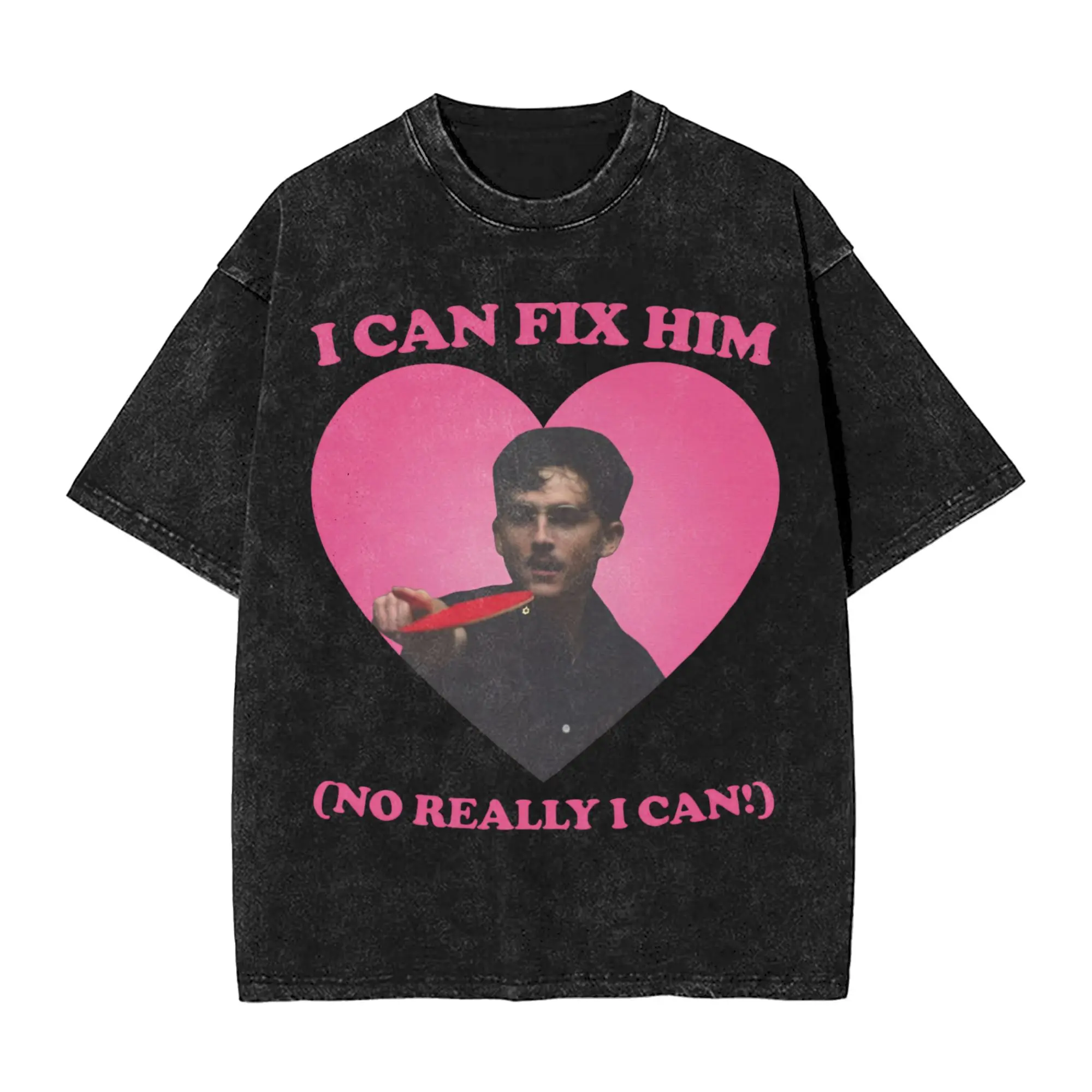 

Funny Marty I Can Fix Him Vintage Washed T-Shirt Men Cotton Short Sleeve Marty Supreme O-neck Summer Tops Shirts