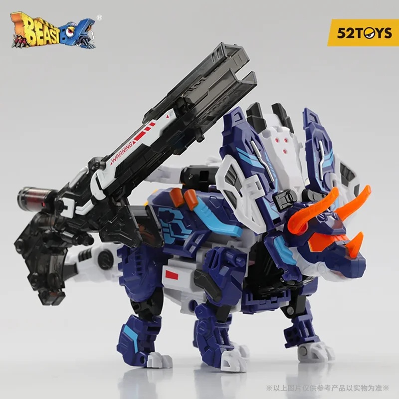 BeastBox BB-55 Sigma Triceratops Transformável Dinossauro Figura de Ação Montagem Modelo de Armazenamento Compacto Brinquedo da Moda Presente Surpresa