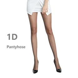 Manzi-Medias de hilo con núcleo ultrafino, entrepierna en T, antigancho, alta densidad, pantimedias invisibles para verano, venta al por mayor