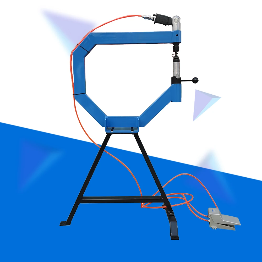 Pneumatic Planishing Hammer with 3 Anvils Thin Plate Shaping Machine for Auto Body Repair Steel Aluminum Brass Smoothing Tool