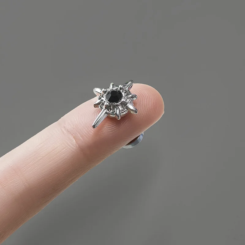 NEW 1 Pair North Star Magnetic Ear Clips Stud Earrings Non Piercing Strong Magnet Fake Piercing Women Men Jewelry Clip Earrings view 4