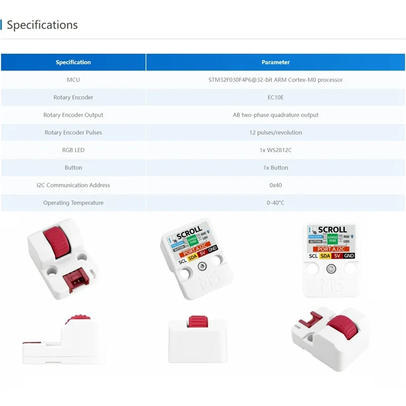 -ABPU スクロールユニット ロータリーエンコーダ拡張ユニット 中空軸エンコーダ付き (EC10E1220501)