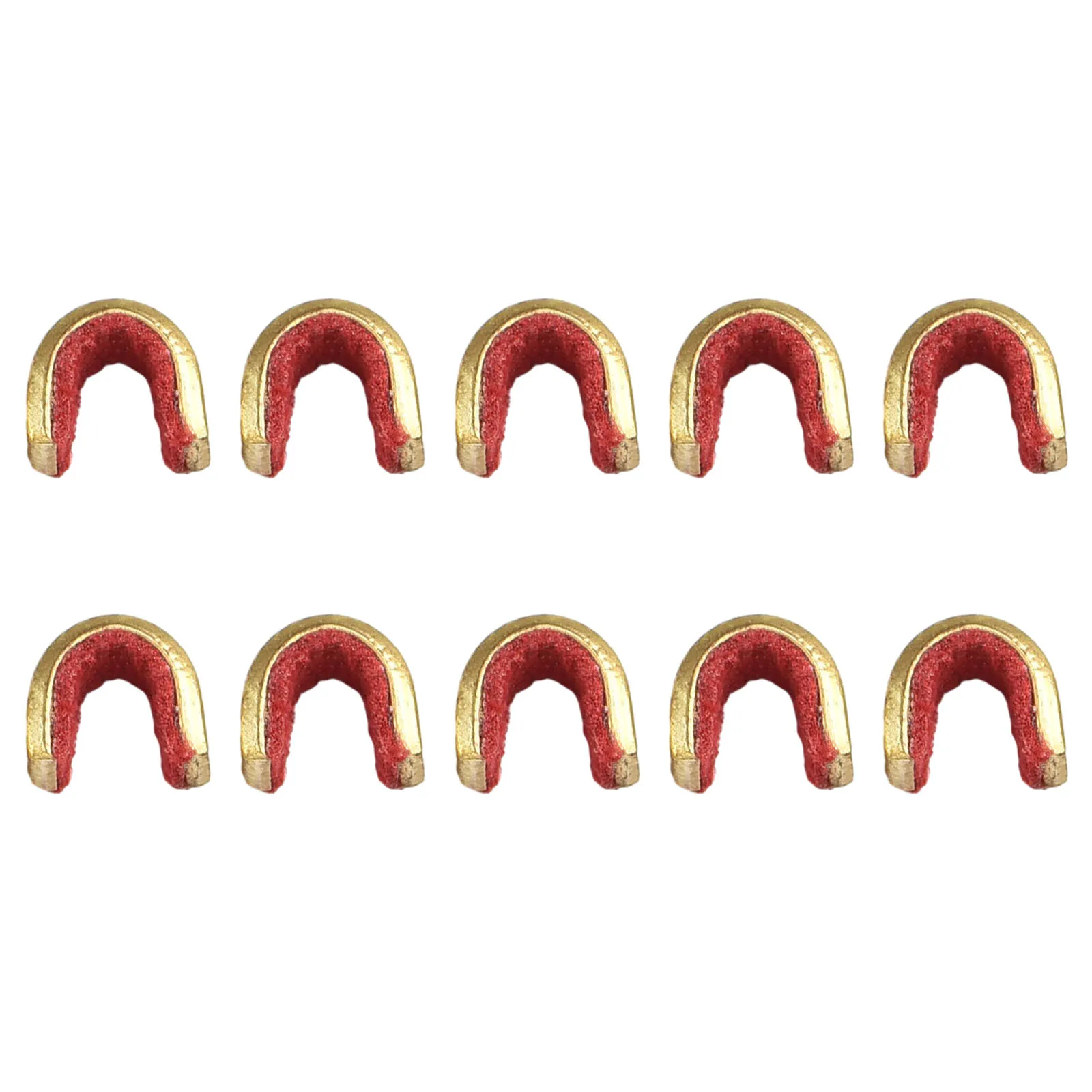 

5 Sets Copper Buckle Copper Buckle Red/black Small Medium String Recurve 4.9g Nock Nocking Brand New New Style