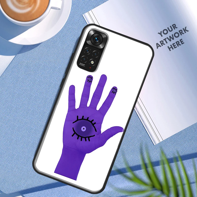 Blue Nazar Boncuğu Evil eye Phone Case For Xiaomi Redmi Note 11 10 9 Pro Note 10A 10C 10S 9S 8T 9A 9T 9C 7 Soft Cover