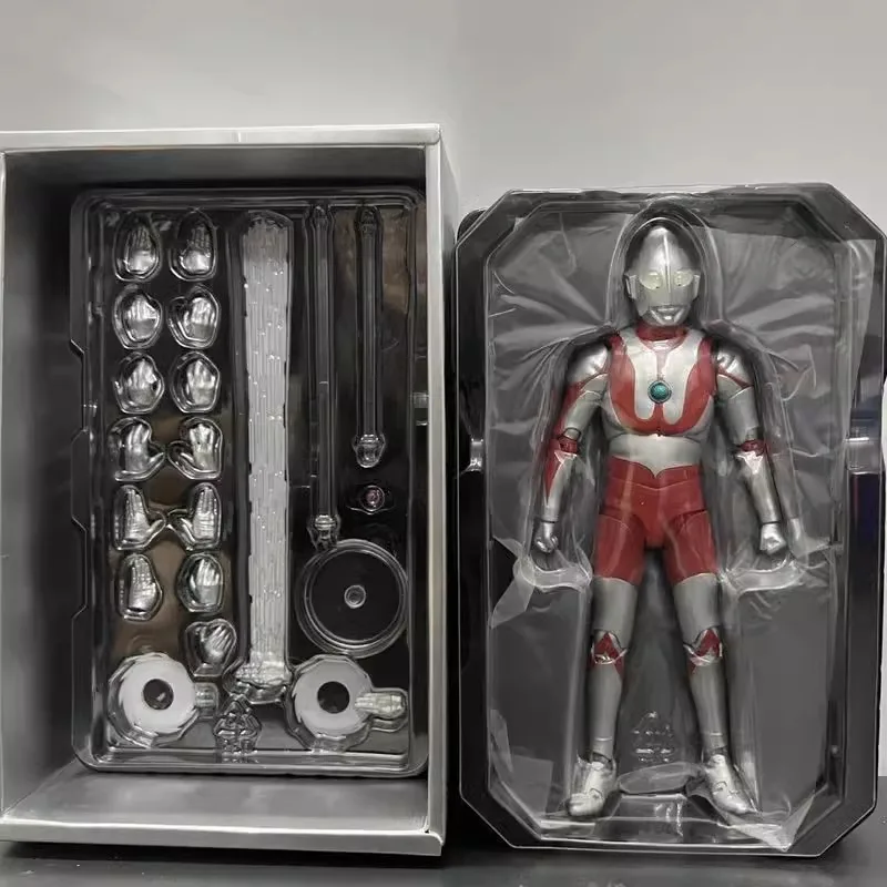 S. h. Figuarts-True Bone Carving Method Ultraman Action Figure Model, 55 ° Aniversário, Brinquedos Anime, Presentes para Meninos, Suporte de Entrega