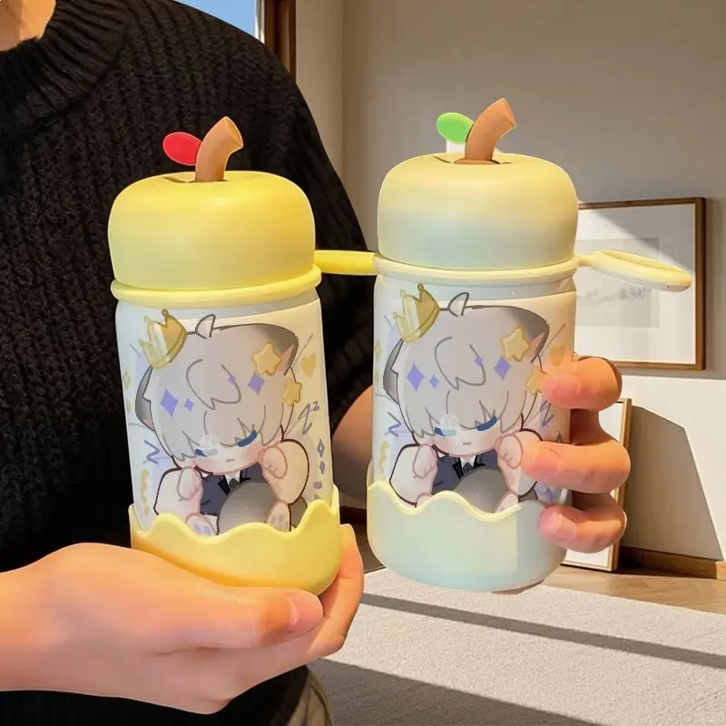 

Anime 2025 Game Love and Deepspace Cos Xavier Unisex Q Version 15x6.5cm Cute Portable 300ml Coffee Thermos Cup Present