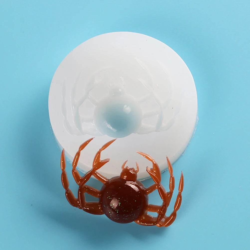 

2Pcs Liquid Silicone Halloween Cake Molds Spider Pattern Nonstick Baking Molds for Home Kitchen Creative Bakeware Halloween Use