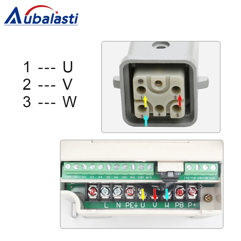Aubalasti Best VFD Inverter 1.5kw 2.2kw 3kw 4-11kw Single-Phase 3Phase 220V 380V With CNC Spindle Motor for CNC Router