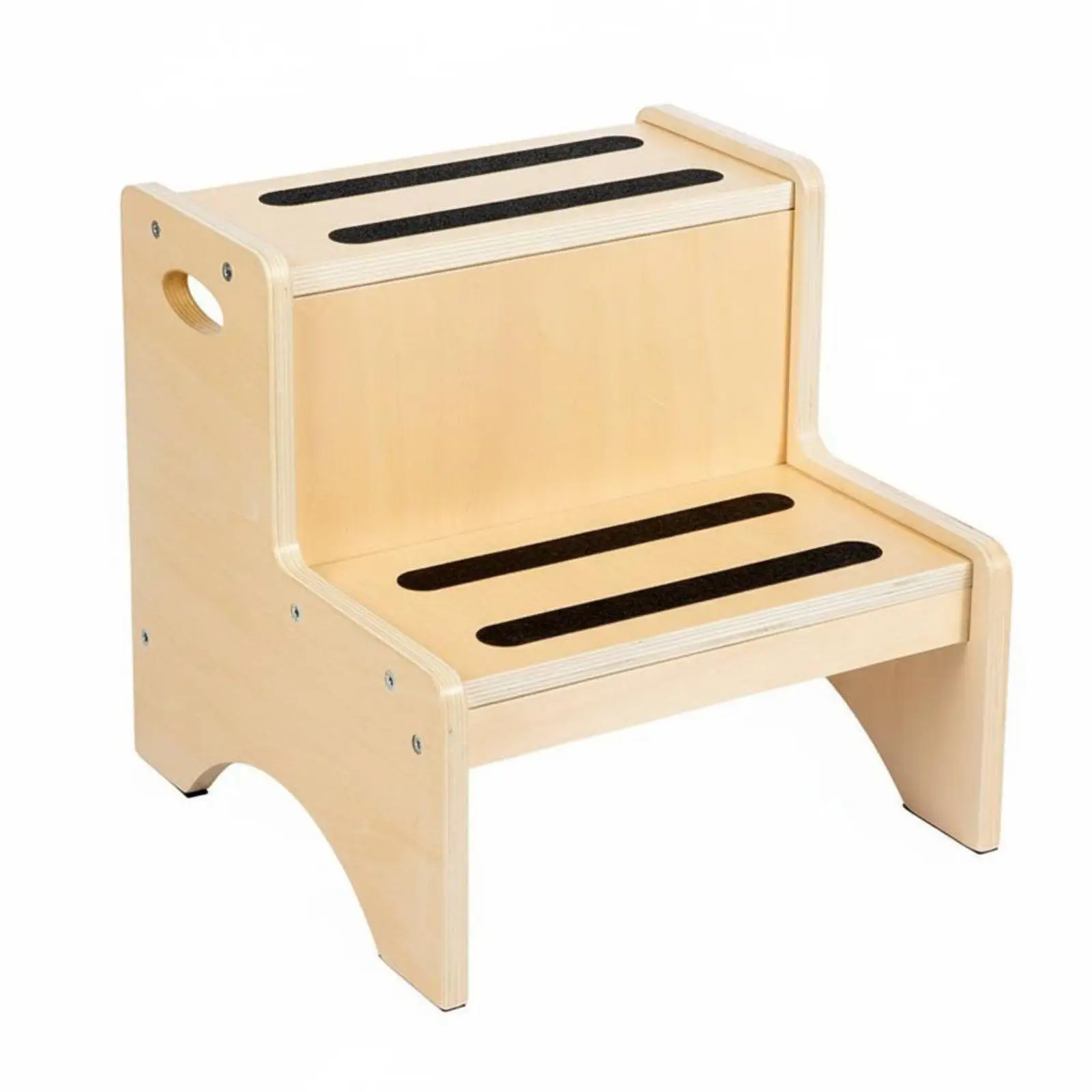 Kids Wood Step Stool for Kitchen Bathroom Anti Slip Toddler Standing Helper Bench Montessori Furniture for Child Learning