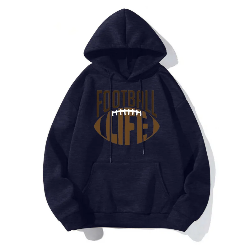 

Мужская повседневная зимняя толстовка с капюшоном — стандартный крой, можно стирать в машине, модный уличный пуловер, удобная трикотажная ткань