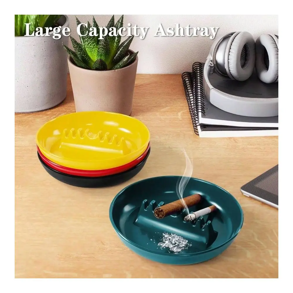 

Пепельницы для сигарет и сигар, большие настольные пепельницы для дома, офиса, ресторана, патио, бара, для использования в помещении и на улице, набор