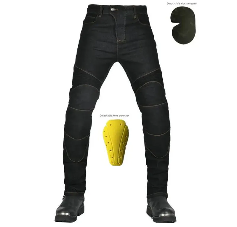 

Motorcycle Riding Jeans Men Outdoor Moto Jeans Protective Knee Hip Pads Motocross Pants Touring Anti Drop Pants Protective Gear