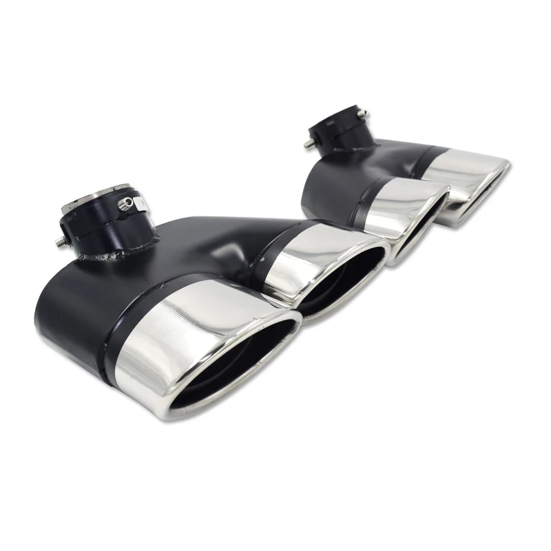 

1 Pair Statinless Steel Car Exhaust Tips For Mercedes Benz W220 S350 S320 S500 Muffler Tip Exhaust Pipes Tailpipe Nozzle