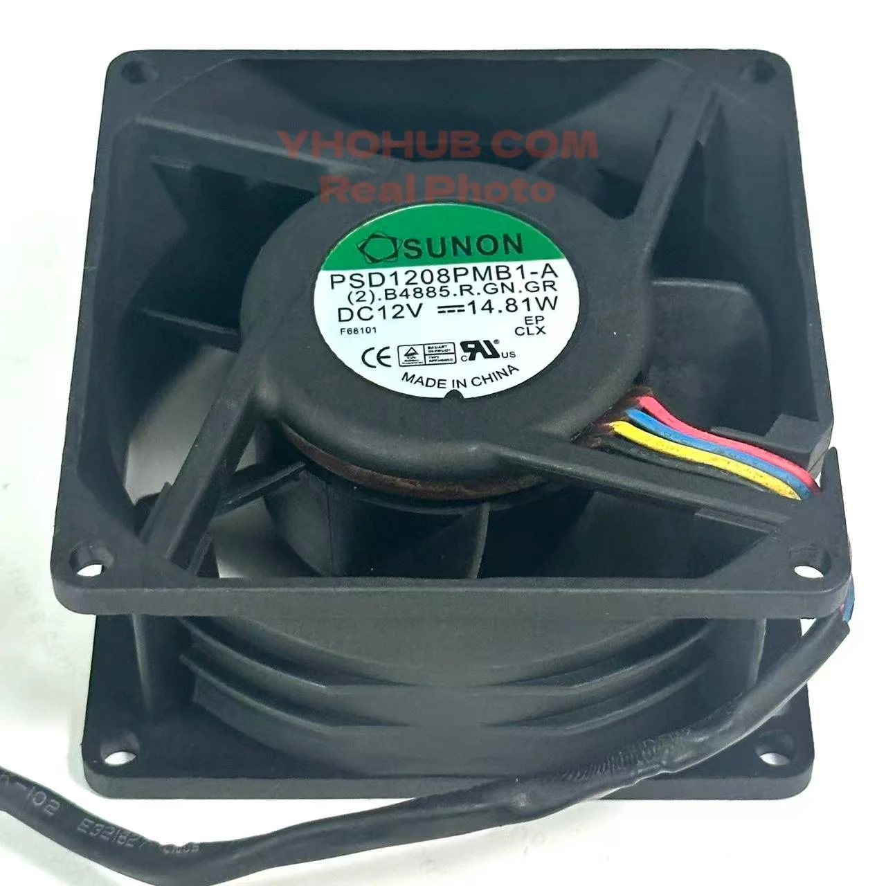 

SUNON PSD1208PMB1-A DC 12V 14.81W 80x80x38mm 4-Wire Server Cooling Fan
